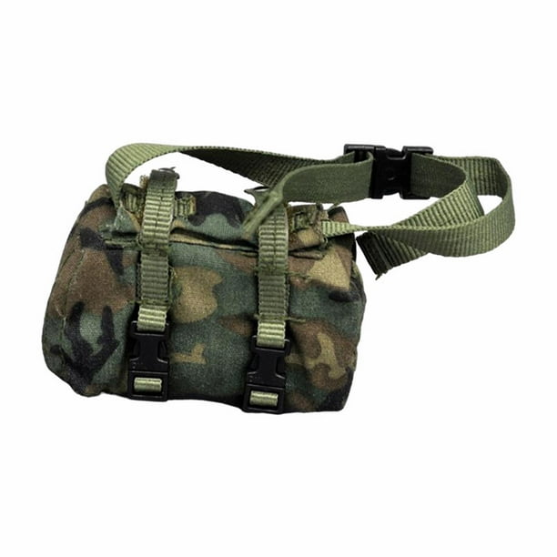 Figuras de acción a escala 1/6, bolsa de campo con faja, piezas de vestuario, juguete de tela retro, acción Bolsa para colgar