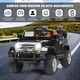 thumbnail image 4 of Costway Jeep Eléctrico para Niños Coche Montable de Batería 12 V con Mando 2,4 GHz Luces Led Reproductor de MP3 Negro, 4 of 9