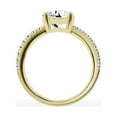 thumbnail image 2 of Unique Moments 2 ct Lab Grown Round Cut Diamond Engagement Solitaire Ring 10K Yellow Gold, 2 of 6
