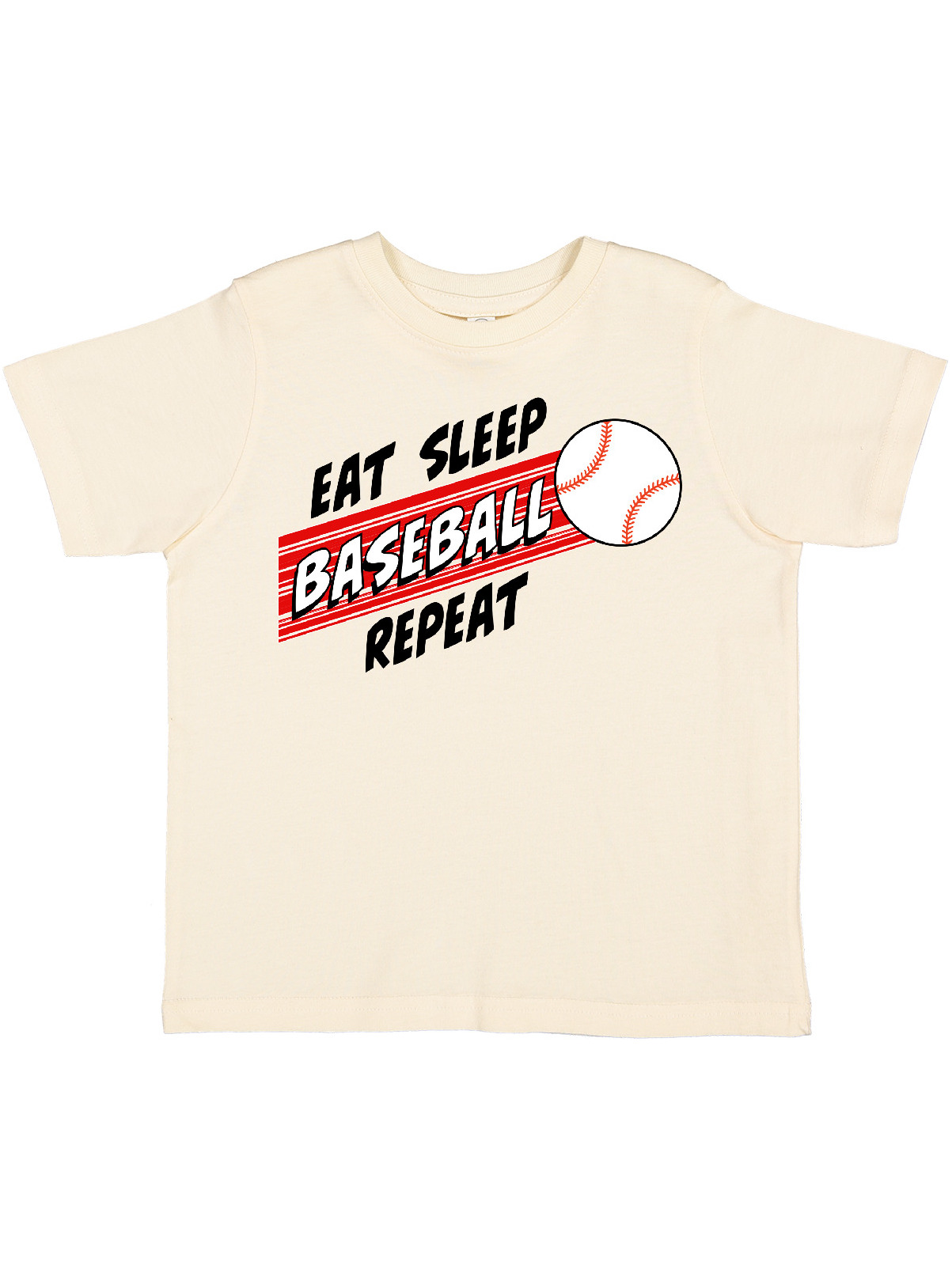 Inktastic Eat, Sleep, Baseball, Repeat Boys or Girls Toddler T-Shirt
