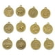thumbnail image 1 of Paquete De 12 Joyas De Colgante Del Zodiaco De Bronce, 1 of 3