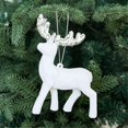 thumbnail image 4 of 2 Red Christmas Pendant Christmas Tree Decorative Deer Ornaments, 4 of 5