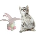 thumbnail image 1 of Cat Ball Toy Interactive Fake Feather Soft Cat Toy Cat Chew Toy Kitten Bell Toy, 1 of 10