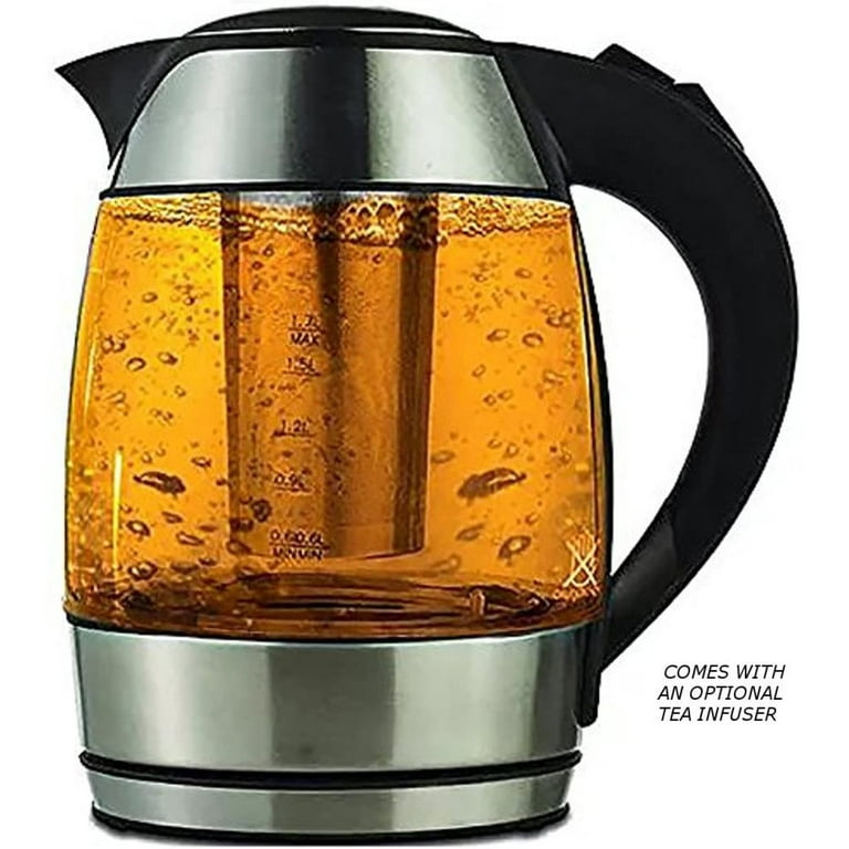 1.8-Liter Cordless Glass Electric Kettle