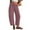 Pink, variant on WTOBBY Women's Corduroy Pants Casual Straight Leg Trousers, Solid Color Relaxed Fit Comfortable Everyday Wide Leg Corduroy Pants for Women,Beige L