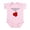 Petal Pink, variant on CafePress - Born With The Boxing Gene Body Suit - Baby Light Bodysuit, Size Newborn - 24 Months