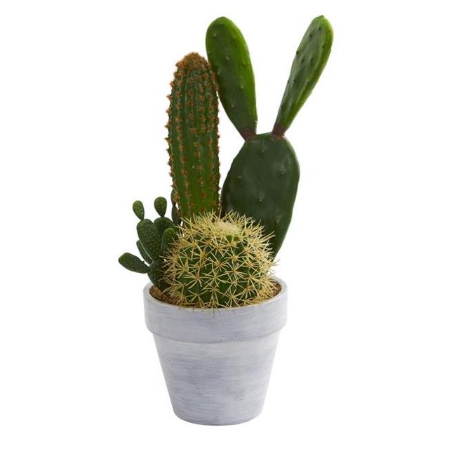 Nearly Natural 4336 17 in. Cactus Artificial Plant