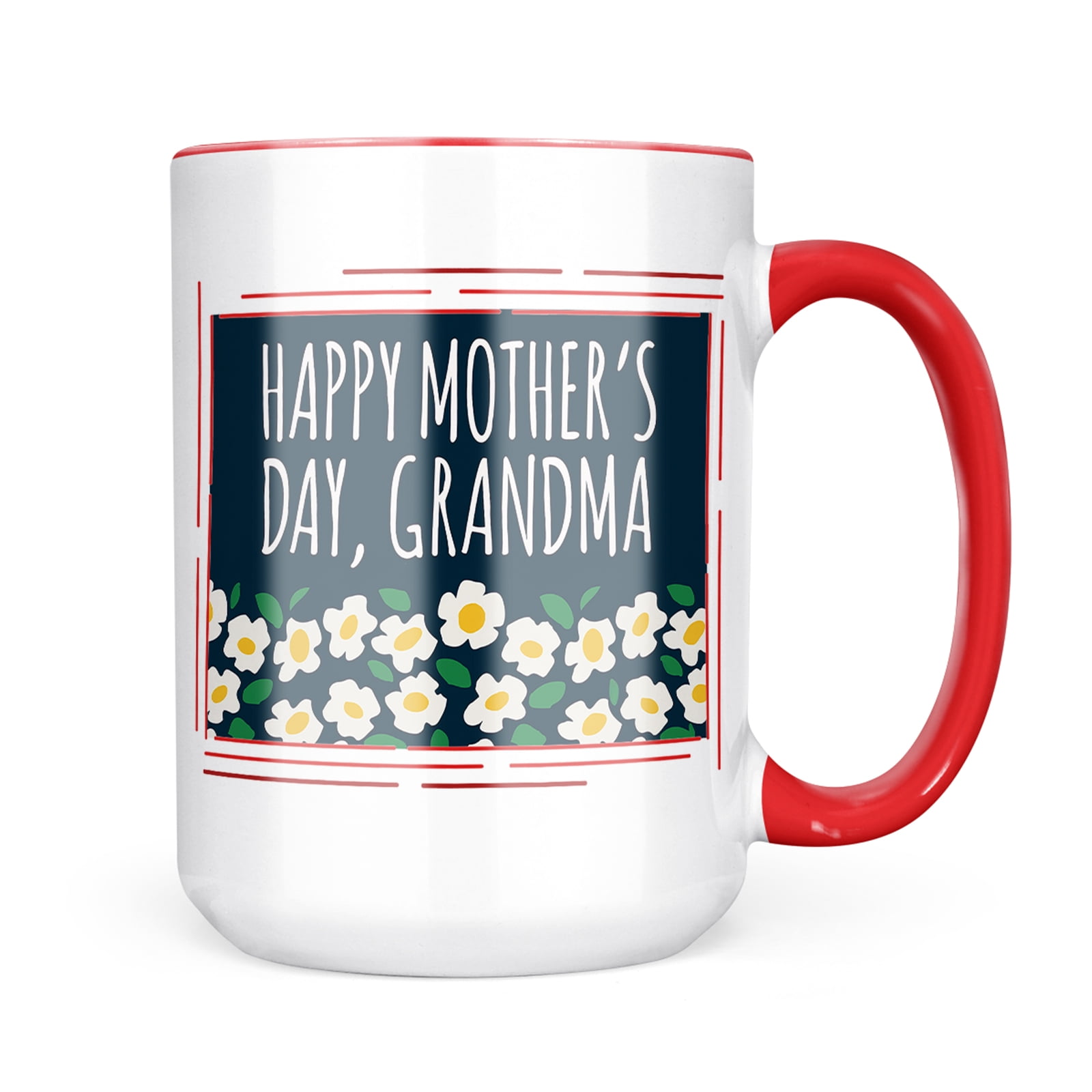 Christmas Cookie Tin Happy Mother S Day Grandma Mother S Day White Flowers Mug Gift For Coffee Tea Lovers Walmart Com Walmart Com