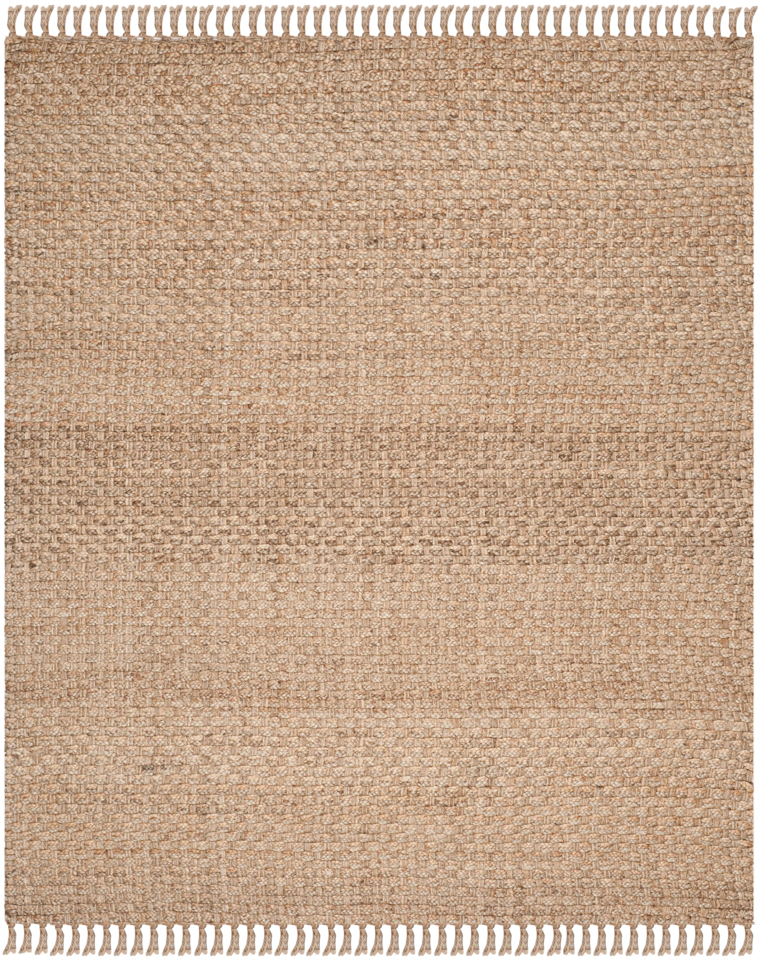 SAFAVIEH Natural Fiber Eason Braided Jute Area Rug, Natural, 8' x 10'
