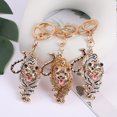 thumbnail image 2 of Keychain Pendant Sparkling Rhinestones Tiger Shape Charm Key Chain Strong Lobster Clasp Multi-Functional Key Holder, 2 of 8
