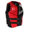 thumbnail image 3 of Zeraty Life Jacket Adult Swim Vest Buoyancy Aid Swim Jackets Snorkel Vest for Outdoor Fishing Sailing Surfing Boating Kayaking, Red, 3 of 8