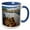 Blue/White, variant on 3drose, Prince Edward Island, Victoria. Lobster Catch, Fishing-cn09 Dbr0006 - Dave Bartruff, 11oz Two-tone Black Mug