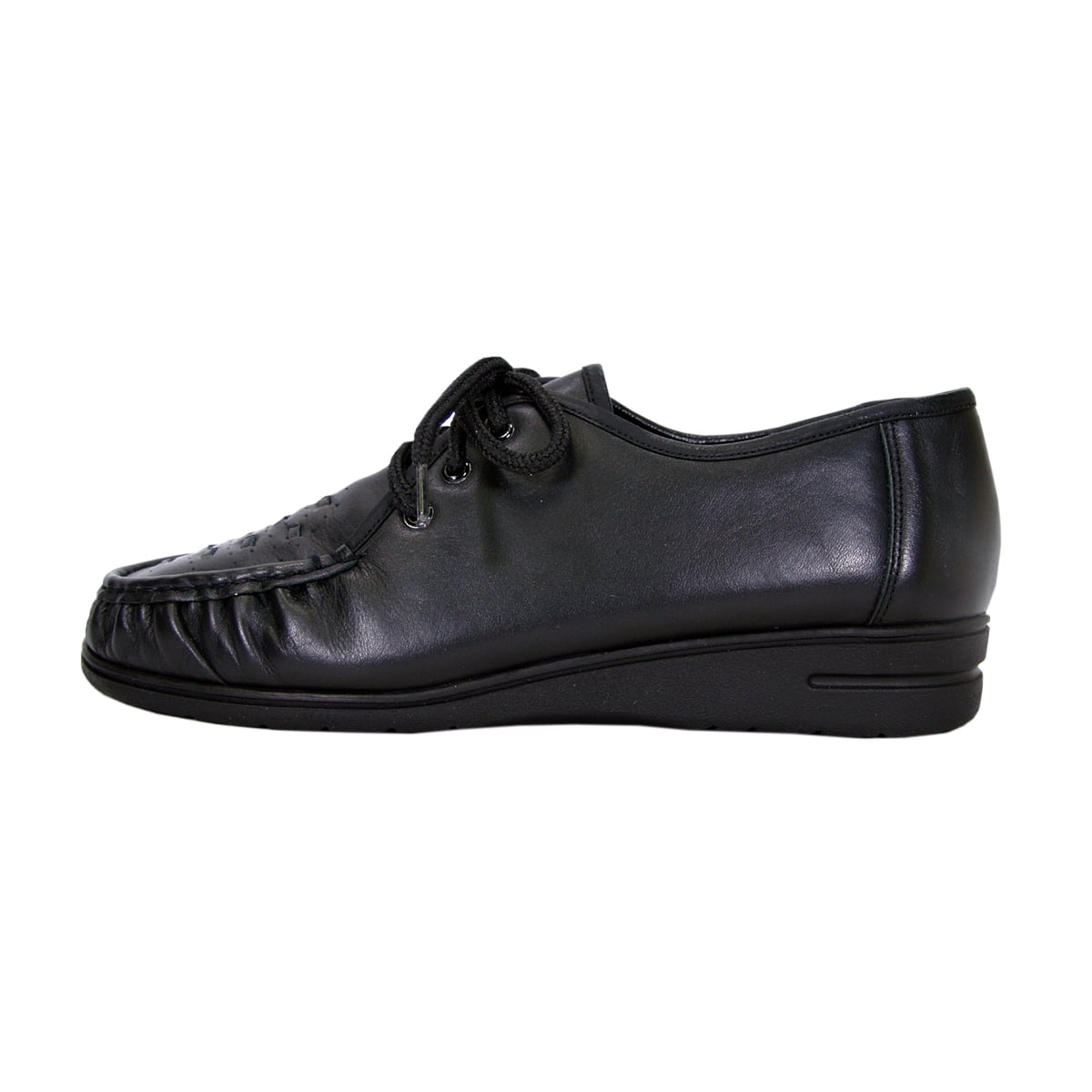 24 HOUR COMFORT Mei Wide Width Comfort Shoes For Work and Casual Attire BLACK 10