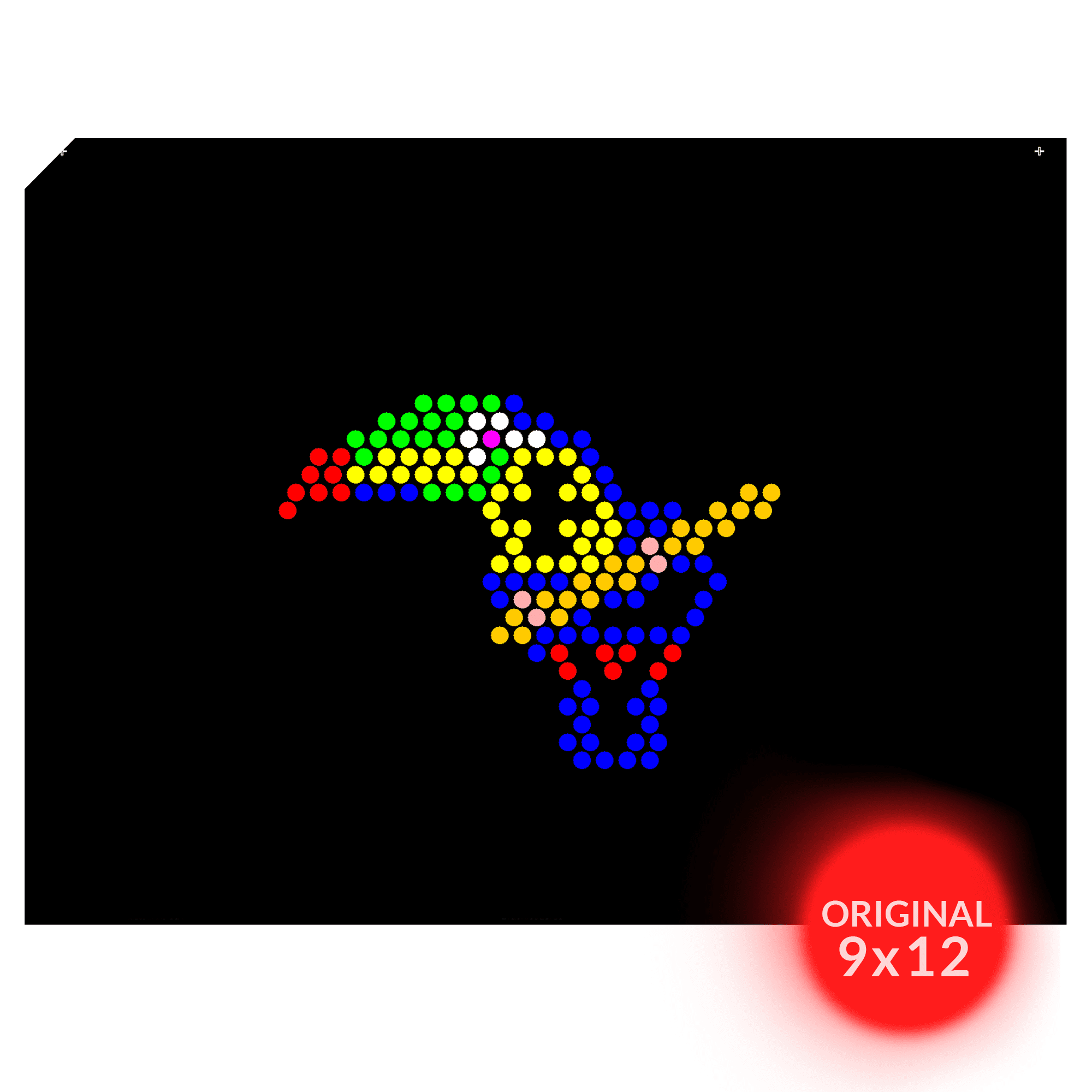 IllumiPeg Zoo refill templates for pre 1994 Original Lite Brite (10 sheets, 9x12)