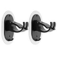 thumbnail image 2 of 2 Pcs Supports Autocollants pour Tringle à Rideaux Supports de Tringle à Rideaux Supports, 2 of 9