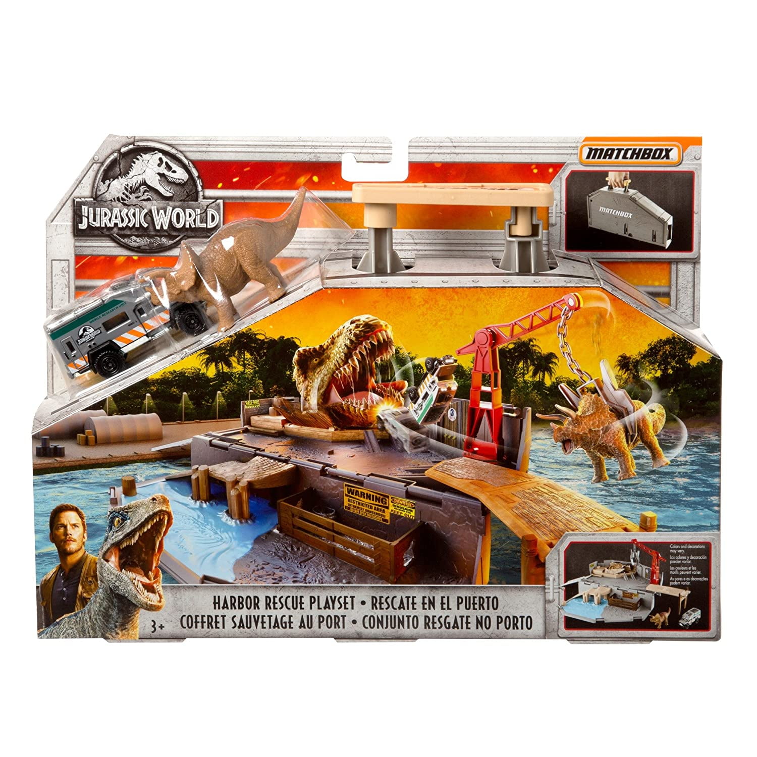 jurassic world playset