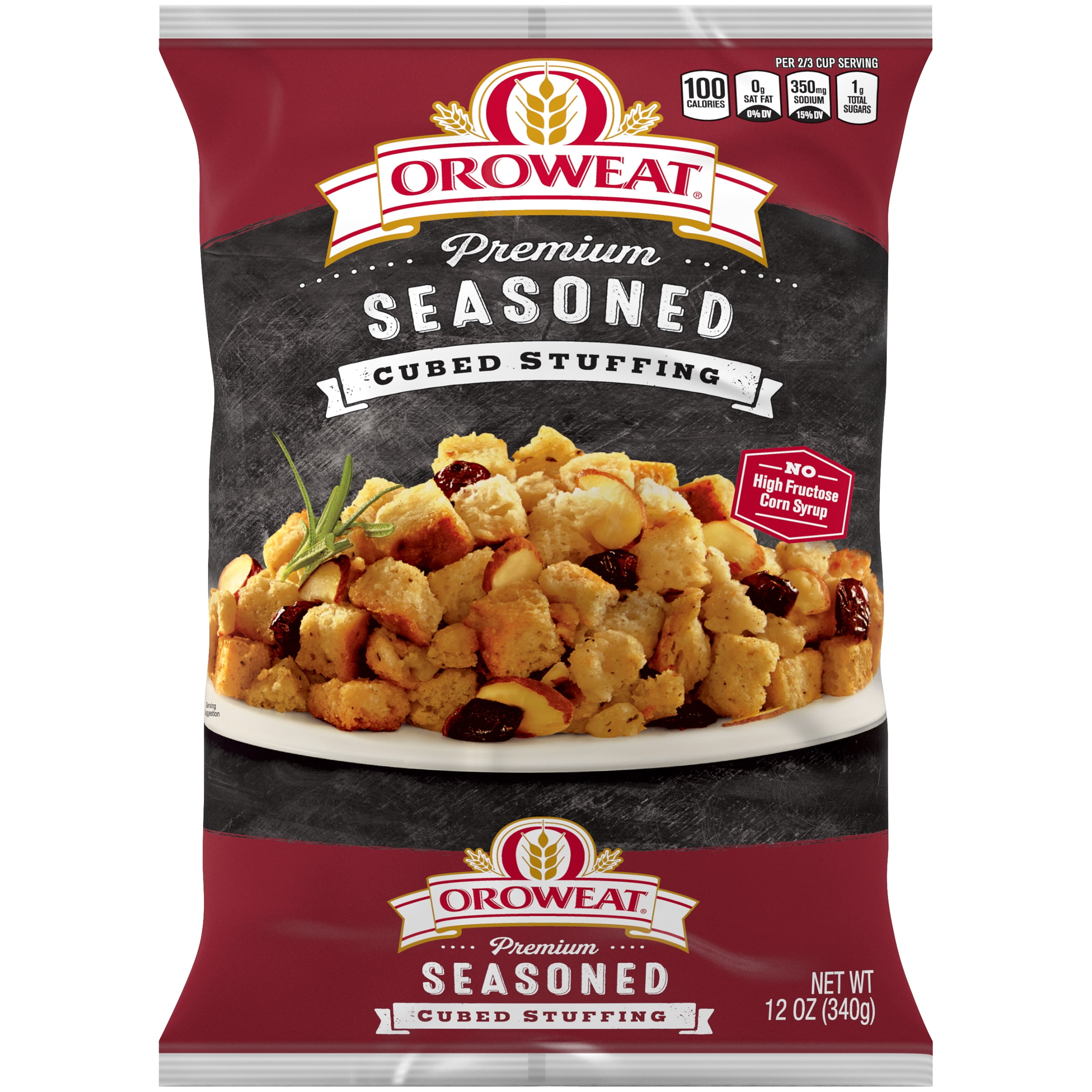 Oroweat Premium Seasoned Cubed Stuffing, 12 oz