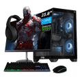 thumbnail image 1 of Computadora Gamer Completa Xtreme PC Gaming NVIDIA GeForce RTX 5050 Intel Core i5 12400F 16GB SSD 1TB Monitor 23.8 180Hz WIFI BT Black experiencia de juego fluida en nivel medio, 1 of 6