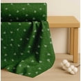 thumbnail image 4 of Soimoi Green Cotton Poplin Fabric Heart & Love Text Print Fabric by the Yard 56 Inch Wide, 4 of 7