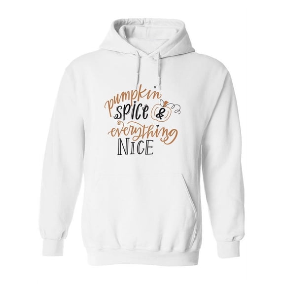 Pumpkin Spice Slogan Hoodie Women -Image by Shutterstock, Female Medium