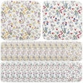 thumbnail image 2 of 24 Pcs Reusable Paper Towels, Paperless Dishcloths for Kitchen, Adorable Flower Patterns, Soft, Absorbent, Washable Cotton Dish Cloths, Eco-Friendly Wipes Hand Towels, 2 of 8