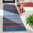 thumbnail image 2 of SAFAVIEH Kilim Leon Striped Cotton Runner Rug, Orange/Green, 2'3" x 9', 2 of 8