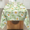 thumbnail image 5 of Daisy Print Tablecloth 60x102 Inch Spring Summer Floral Table Cloth Rectangle Green Daisy Flower Table Cover for Kitchen Dining Table Picnic Decoration Supplies, 5 of 6