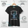 thumbnail image 3 of Girl's Lilo & Stitch Experiment 626 Spirit Animal  Graphic Tee Black X Small, 3 of 9