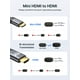 thumbnail image 2 of Cable HDMI JSAUX Mini HDMI a HDMI 2.0 4K 60 Hz 3 m - Gris, 2 of 7