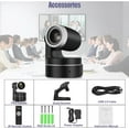 thumbnail image 6 of OIEXI 10x Optical Zoom 1080P USB PTZ Camera - 30FPS HD Webcam for Video Conferencing, Live Streaming, Church, School, Events - Compatible with Most Software, 6 of 9