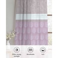 thumbnail image 6 of Farm Fruits Sheer Curtains 39 Inch Length 2 Panels Set for Living Room/Bedroom, Watermelon Lemons Peach Pink Grey Striped Kitchen Curtains Grommet Semi-Sheer Curtains Window Treatments 27.5"x39"x2, 6 of 7