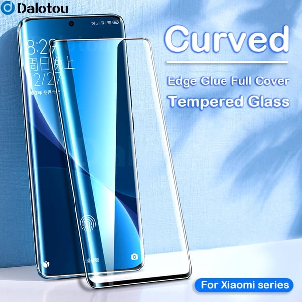 Vidrio templado curvo de cubierta completa para Xiaomi Mi 12 11 10 Ultra Pro Protector de pantalla en Xiaomi Mi Note 10 Lite CC9 Pro MIX 4 Film Tan Jianjun unisex