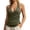 1PC Green Tops, variant on Women Halter Camis Shirt Casual Comfortable Summer For Daily Wear Home V-Neck Solid Color Sleeveless Birthday Tank Tops