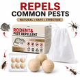thumbnail image 5 of Mouse RodentRepellent,36 balls Peppermint Oil for Mice, Mouse, Rats, Squirrel, PestControl Indoor & Outdoor Use, Natural Deterrent Replace Trap Poisoning Family & Pet Safe Green, 5 of 6