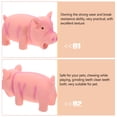 thumbnail image 5 of Juguete para morder para perros con forma de cerdo, juguete para perros agresivos, juguete chillón, juguete para masticar perros de látex, 5 of 5