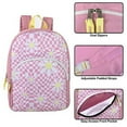 thumbnail image 2 of 15 Inch Fun Printed Backpack with Front Zippered Pocket in Checkerboard Daisies, 2 of 5