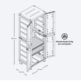 thumbnail image 5 of Armario Ropero Organizador Rattan Closet Ropa Plástico Wengue Rimax, 5 of 5