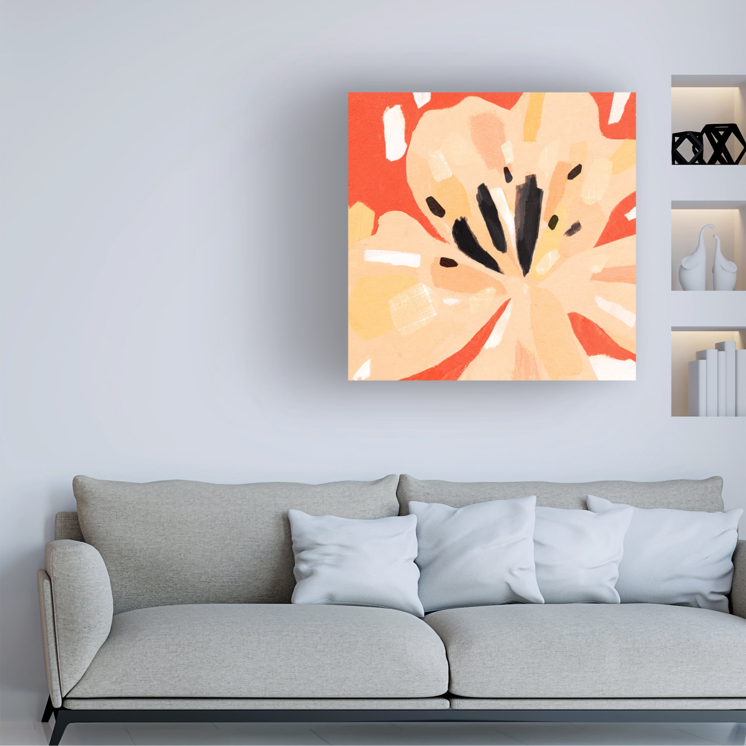 Annie Warren 'Boomin Bloom II' Canvas Art