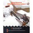thumbnail image 4 of KFFKFF Adjustable Snow Roof Rake with Foam Blade, 7.3-18.4 ft Extendable Handle, Lightweight Tool for Clearing Snow, Leaves, and Debris from Roofs, 4 of 9
