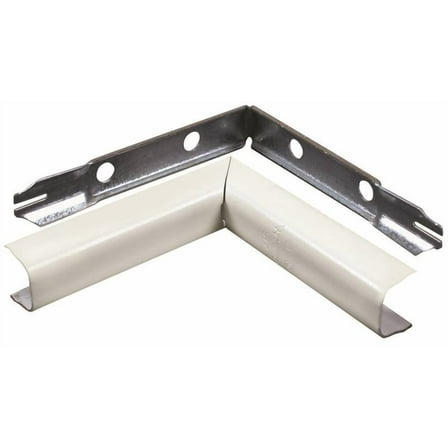 Wiremold B-7 Raceway Inside Elbow, Metal, Ivory