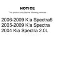 thumbnail image 2 of Kingstar Rear Drum Brake Wheel Cylinder Kit for Car Kia Spectra Spectra5 K14-100107, 2 of 6