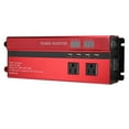 thumbnail image 2 of Aluminum Alloy Solar Voltage Inverter High Power Correction Sine Waves USB Charging Port Red US Plug, 2 of 13