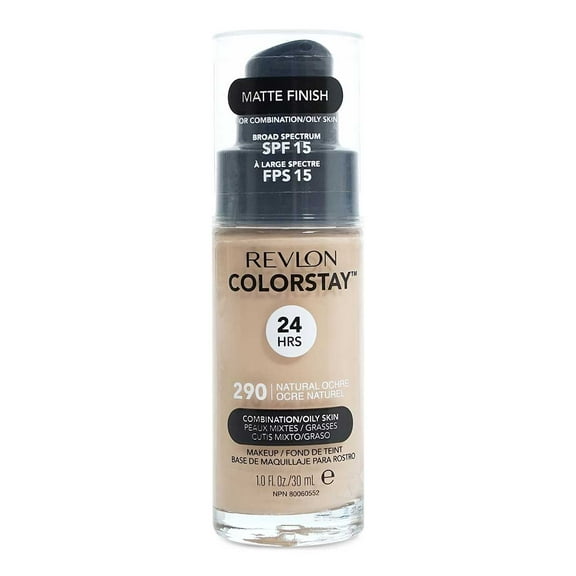 REVLON COLORSTAY BASE DE MAQUILLAJE PIEL MIXTA A GRASA COLOR NATURAL OCHRE 30 ML