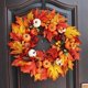thumbnail image 1 of Corona Artificial de otoño para decoración del hogar, corona de puerta, calabaza, baya, hoja de arce, Navidad y Halloween, 1 of 3