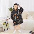 thumbnail image 6 of joogoo Wearable Blanket Hoodie Basketball Player for Flannel Sherpa Pocket 3-14 YR S, 6 of 7
