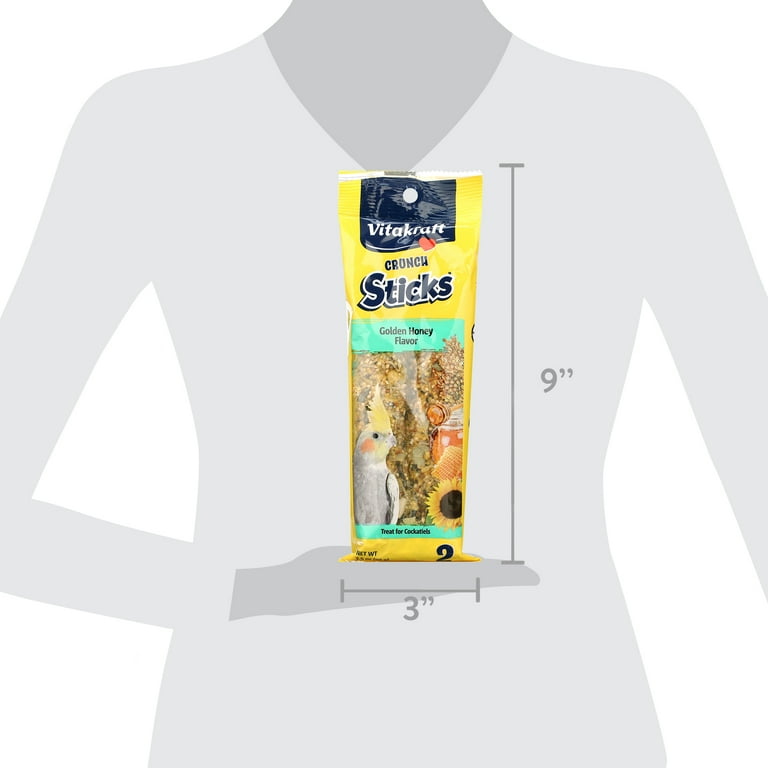 Vitakraft Crunch Sticks Golden Honey Flavor for Cockatiels Vitakraft Crunch Sticks Golden Honey Flavor for Cockatiels