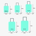 thumbnail image 2 of Funda protectora elástica para equipaje de viaje para maleta de 22 a 28 pulgadas (envío de etiqueta de equipaje gratis) (L, mapa-avión), 2 of 5