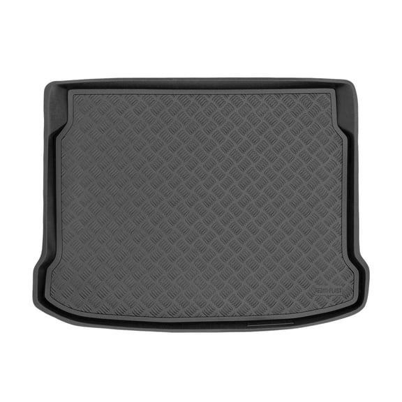 Rezaw-Plast Cargo Mat for Mazda 3 Hatchback 2019 2020 2021 2022 2023 2024 2025 – Custom PE Trunk Mat Raised Edges Odorless Protection Black