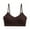 Brown, variant on WTOBBY Women's Convertible Y-Back Sports Bra: Padded Low Impact Support for Running & Yoga, Wearable Alone as a Cute Crop Top, Seamless Wirefree Design,Pink M
