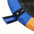 thumbnail image 4 of 40 Inch Saucer Swing for Kids Outdoor, 600 lbs Weight Capacity Round Swing w/ 900D Waterproof Oxford Cloth, Adjustable Rope, Flying Swing for Backyard & Indoor Playground, 4 of 6
